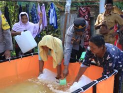 Polres Malang Salurkan Bantuan Air Bersih di Dua Desa