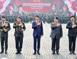 Polri Apel Gelar Pasukan Pengamanan Pelantikan Presiden RI dan Wakil Presiden RI