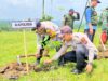 Sinergitas TNI-Polri Hijaukan Lumajang, 2000 Pohon Ditanam di Buper Glagah Arum