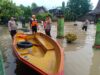 Sinergitas Polisi dan TNI Tanggap Bencana Sigap Bantu Warga Terdampak Banjir di Ngawi